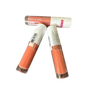 wet n wild Mega Glo Lip & Cheek Color Creamy Coral‎ Stain Buildable Lot 3